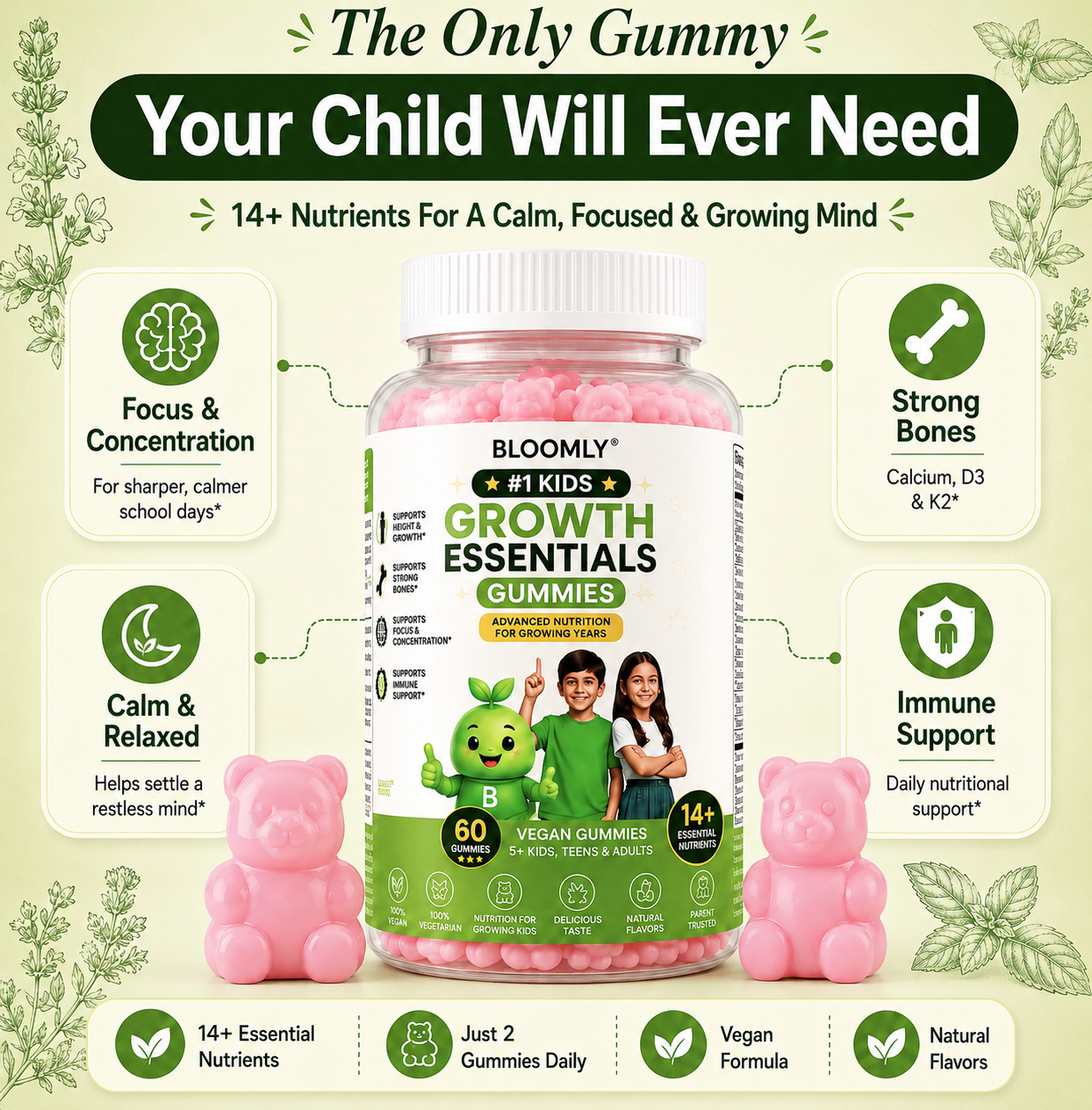 Bloomly Soft Chews – Daily Essentials for Growing Kids