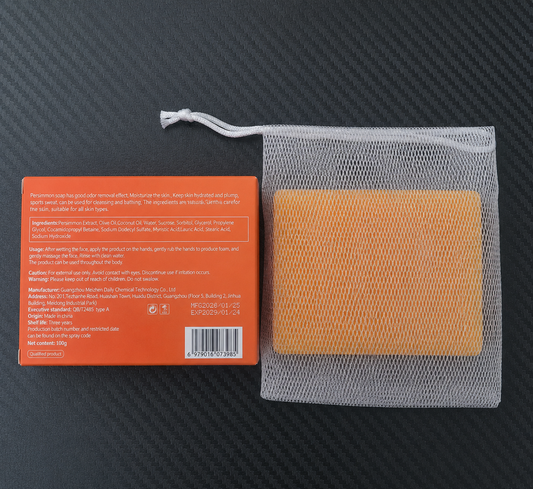 Bloomly Persimmon Soap Saver Mesh Bag