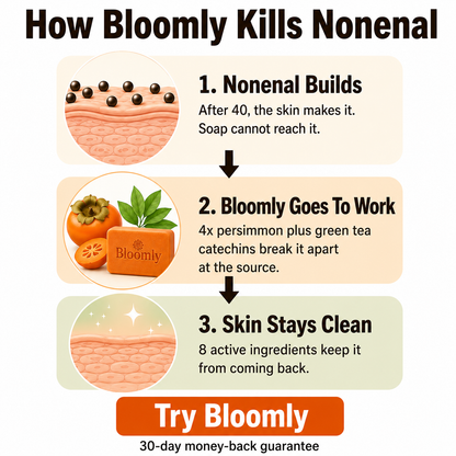 Bloomly Deodorizing Persimmon Soap