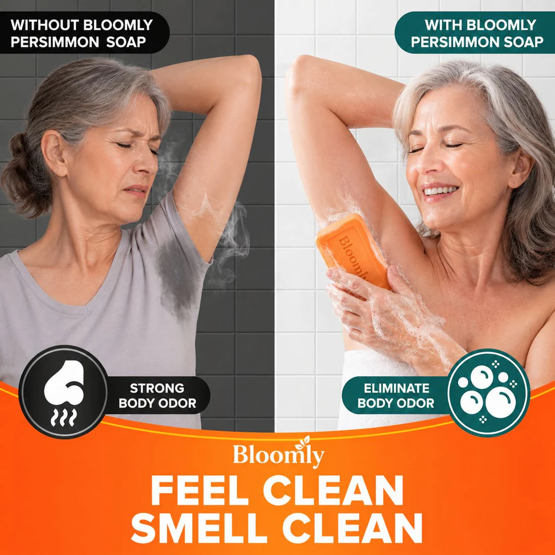 Bloomly Deodorizing Persimmon Soap