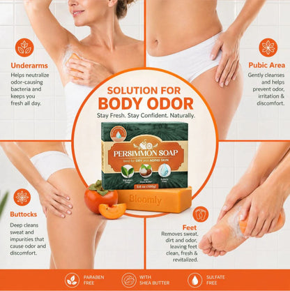 Bloomly Deodorizing Persimmon Soap